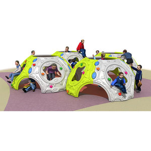 Professional Cheap Games Kids Outdoor <strong>Playground</strong> With Plastic <strong>Closed</strong> Slide Climbing Ball - Product Image 5