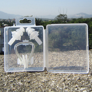 Juego de tapones para <span class=keywords><strong>los</strong></span> oídos para natación, Clip para la nariz, resistente al agua, con logotipo personalizado, a precio de fábrica, tapones para <span class=keywords><strong>los</strong></span> oidos - Product Image 6