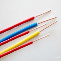 Conducteur en cuivre PVC Nylon isolé gainé AWG12 fils électriques à un noyau THNN/THWN Type toronné rouleau de bobine emballé IEC