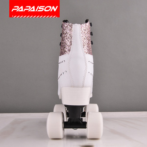 รองเท้าสเก็ตเม็กซิโก ชิลี แฟชั่น 4 ล้อ PU PVC สีเหลือง ชมพู ขาว โรลเลอร์ ควอด สเก็ตติ้ง โซย ลูน่า - Product Image 5