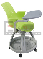 Chaises en plastique chaudes pour l'école, chaise de salle de classe avec roulettes, mobilier scolaire, table et chaise