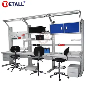 Detall-poste de travail/table de réparation de téléphone portable, établi électronique antistatique