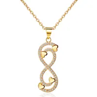 White Gold Plated Chunky Necklace for Women