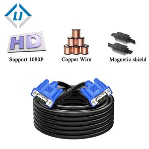 Zhongdong cabo vga, cabo macho e macho de áudio, código colorido lj, computador vga - Product Image 5