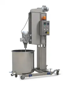 Commercial industry big capacity egg battering mixer dispenser machine