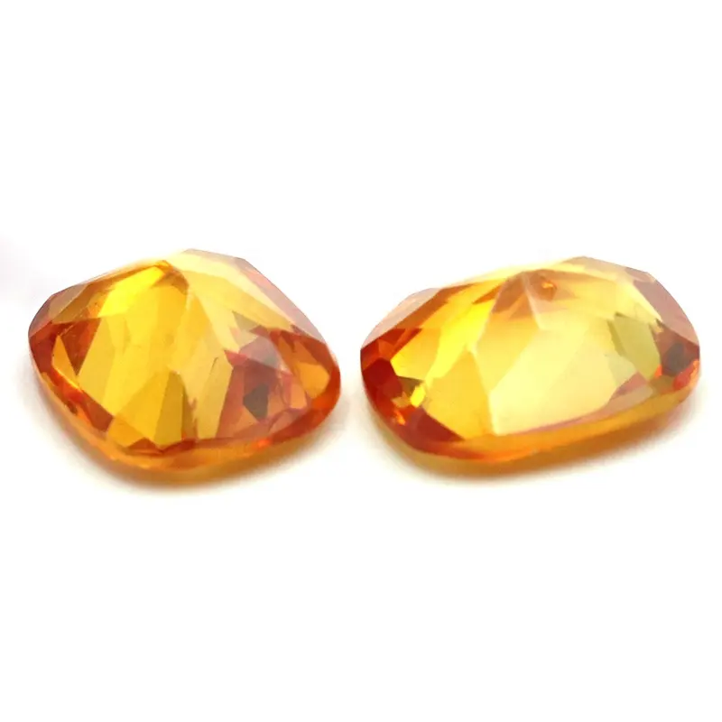 Synthetic Corundum Yellow Sapphire stone