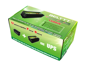 Inversor de Corriente Automático de 1500W de CC12V a CA220V con Cargador de Batería Integrado, Modelo Taiwanés, Envío Gratis - Product Image 6