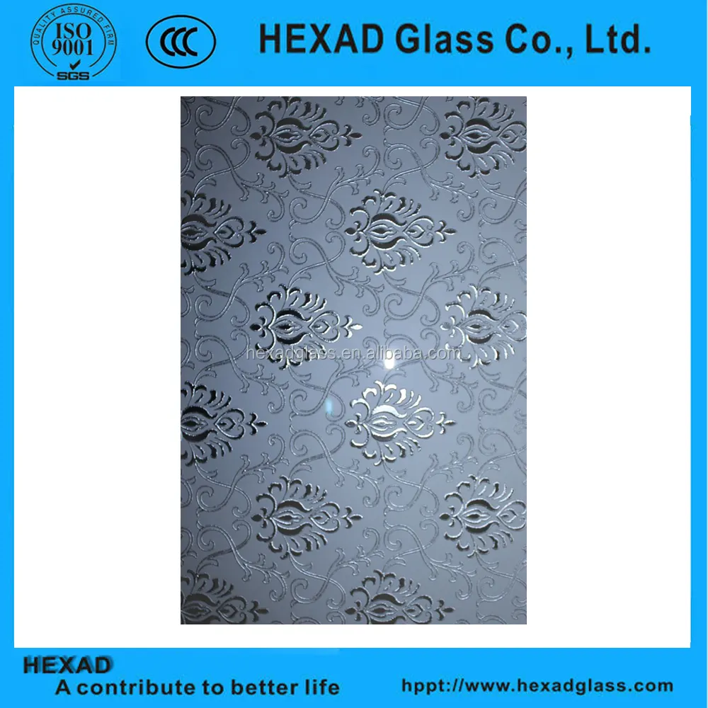 HEXAD 4-19mm AMYJ-03 Deep Acid Etched Frosted Decorative Art Architectural Glass