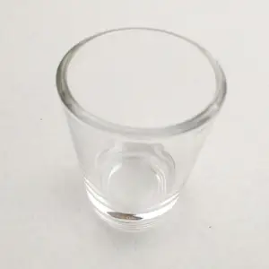 Vendita calda 1.5oz trasparente fondo spesso personalizzato inciso con Logo inciso al Laser Shot Glass