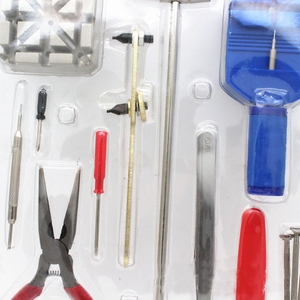 Kit di <span class=keywords><strong>Riparazione</strong></span> <span class=keywords><strong>Orologi</strong></span> 16 Pezzi, Strumenti per Orologiai, Parti di Ricambio per <span class=keywords><strong>Orologi</strong></span> e <span class=keywords><strong>Orologi</strong></span> da Polso - Product Image 2
