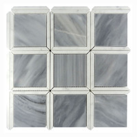 <strong>Best</strong> <strong>Selling</strong> 10mm Thick Modern Design <strong>Marble</strong> <strong>Mosaic</strong> Tumbling Blocks for Hospital Parquet Feature Graphic Design Solution