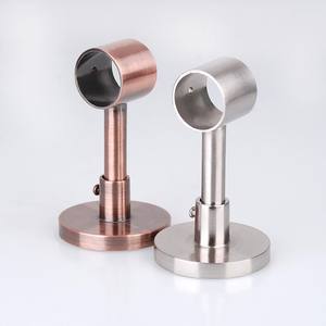 Stardeco - Accessoires de quincaillerie pour tringles à rideaux industrielles économiques - Tringles à rideaux - Supports de tringles à rideaux - Supports de tringles à rideaux en acier inoxydable - Product Image 3