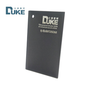 <span class=keywords><strong>Duke</strong></span> Frosted 3mm 6mm acrílico blanco y negro - Product Image 5