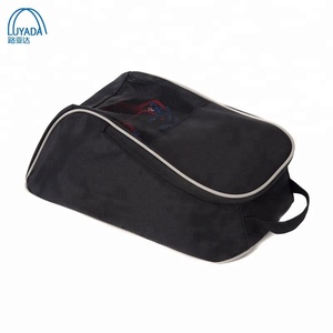 Sac à chaussures Hotselling sac à bottes en polyester 1680D sac à chaussures noir pour hommes - Product Image 4