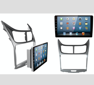 Kit de tableau de bord pour Chevrolet voile 2010-2013 9 pouces, panneau fascia, cadre d'installation d'autoradio, noir - Product Image 1