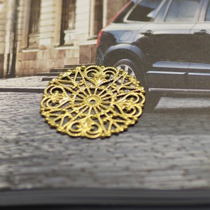 Filigrane en fil de laiton brut, accessoire de vêtement fait à la main, filigrane en métal doré <span class=keywords><strong>pour</strong></span> la fabrication de <span class=keywords><strong>bijoux</strong></span> DIY, fournitures - Product Image 4