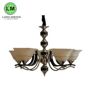 Cheap price hot selling pendant light for high ceiling dining room corridor bedroom wood bead chandelier
