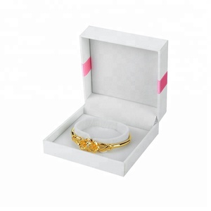 Thanh Lịch Whiteandmade Đính Hộp Đồ Trang Sức Tùy Chỉnh Men Trang Trí Đóng Gói Cho Nhẫn Và Da Lộn Đồ Trang Sức Giả Da Giấy - Product Image 5