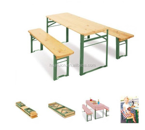 Commercio all'ingrosso di caffè banchetto del partito a buon mercato noleggio albergo bistrot abete pino ristorante in legno di pino di legno scuola birra bench table set set - Product Image 2