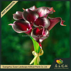 Hot Sale real Touch mini Calla Lily Flower false bouquet Lily Calla - Product Image 6