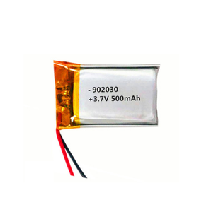 ราคาโรงงาน แบตเตอรี่ลิเธียมแบบชาร์จได้ รุ่น 902030 <span class=keywords><strong>3</strong></span>.7v 500mah ลิโพ  รับผลิตตามแบบ - Product Image 2