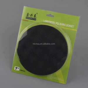 7 Polegada 180 mm Preto Macio Fino Acabamento Espuma Pad Hook & <span class=keywords><strong>Loop</strong></span> Tipo Polidor Esponja Roda para 7 Polegada Backing Plate - Product Image 6