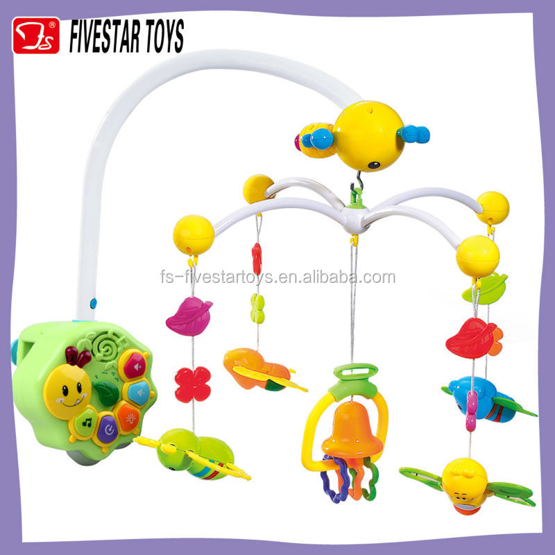 Abeille Rotation mignonne Infantile Lit Cloche Batterie exploité mobile Musical jouet