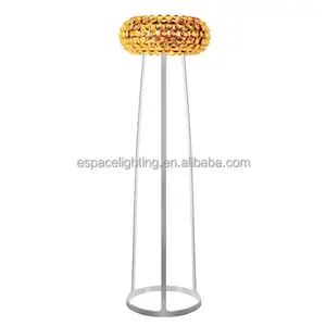 Modern Media Decorative Design Acrylic Lamp Shade Clear Caboche Floor