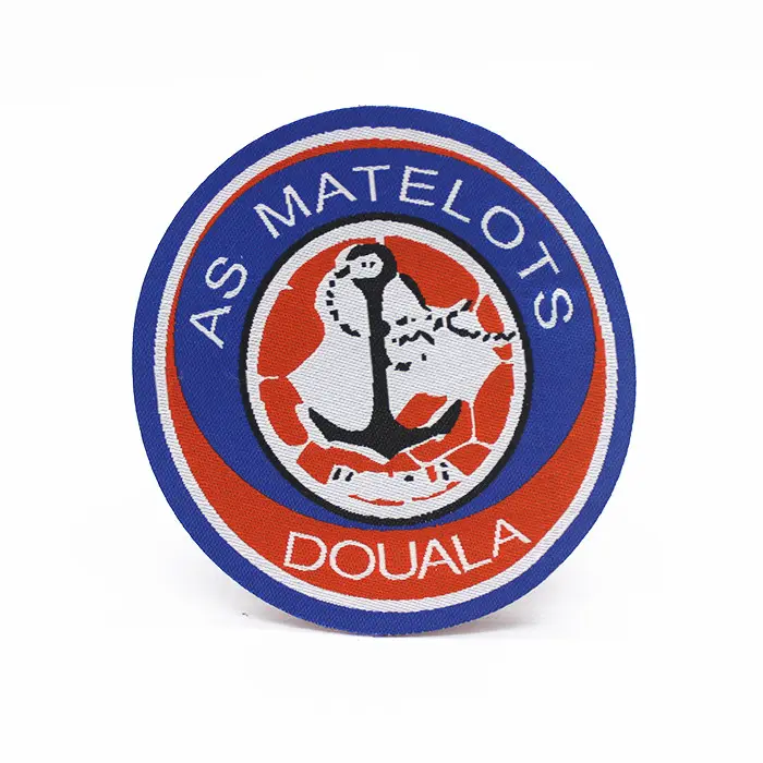 custom clothing logo badge / jeans badge with glue back