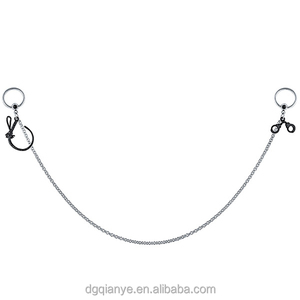 Esposas de Acero Inoxidable, Anillo para Pezón, Anillo Captivo, <span class=keywords><strong>Piercing</strong></span>, Cadenas para Pezones - Product Image 1