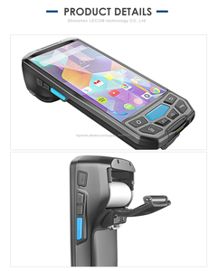 Android Handheld <span class=keywords><strong>Mobile</strong></span> Scanner portable mini QR CODE PRINTER with Gps Gsm pda android barcode scanner IoT device - Product Image 2