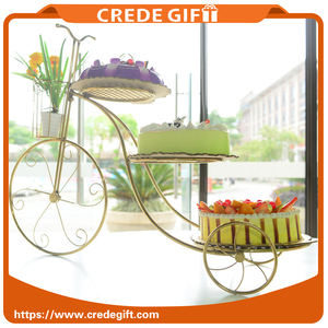 Cake wedding centerpieces table wrought iron cake stand for the wedding decoration - Product Image 2