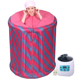 Hot sale home 1 person inflatable folding mini portable steam sauna room