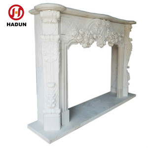 Foyer <span class=keywords><strong>électrique</strong></span> en marbre blanc pur pour sculpture de fleurs, à vendre, w - Product Image 2