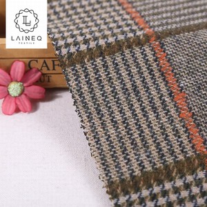 Stock <span class=keywords><strong>Plaid</strong></span> cheques 50% Tweed <span class=keywords><strong>de</strong></span> <span class=keywords><strong>lana</strong></span> para abrigos <span class=keywords><strong>de</strong></span> invierno - Product Image 4