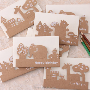Création personnalisée DIY cartes vierges <span class=keywords><strong>carte</strong></span> d'invitation pour la promotion - Product Image 2