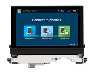 UPsztec Android Car Radio Car DVD Player For Audi A3 8P S3 RS3 Sportback 2003-2011