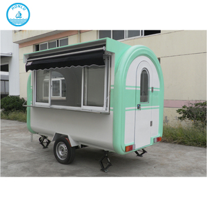 Chariots de café mobiles, remorque à cônes, camion à pizza, camion à glace pilée à vendre en Europe - Product Image 5