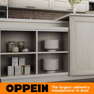 ארון מטבח מעץ מלא הודי בעיצוב מודרני בהתאמה אישית של OPPEIN לפרויקט - Product Image 3