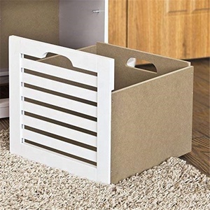 White Storage Customization Bench 2 Drawers &amp; Removable Seat Cushion Shoe Cabinet Shoe Bench - Product Image 5
