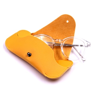 Étui à <span class=keywords><strong>lunettes</strong></span> <span class=keywords><strong>en</strong></span> <span class=keywords><strong>cuir</strong></span> souple, petite boîte pour <span class=keywords><strong>lunettes</strong></span> optiques, emballage, prix de gros, étui à <span class=keywords><strong>lunettes</strong></span> pas cher - Product Image 4