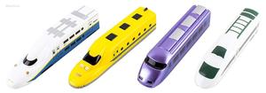 (Ensemble de 12) Trains jouets en plastique à tirer pour enfants de 2 à 4 ans - Cadeaux de fête et plaisir de jeu - Product Image 5
