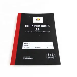 Großhandel Custom ized Sewn Counter Notebook Hardcover 2 Quire Counter Bücher A4