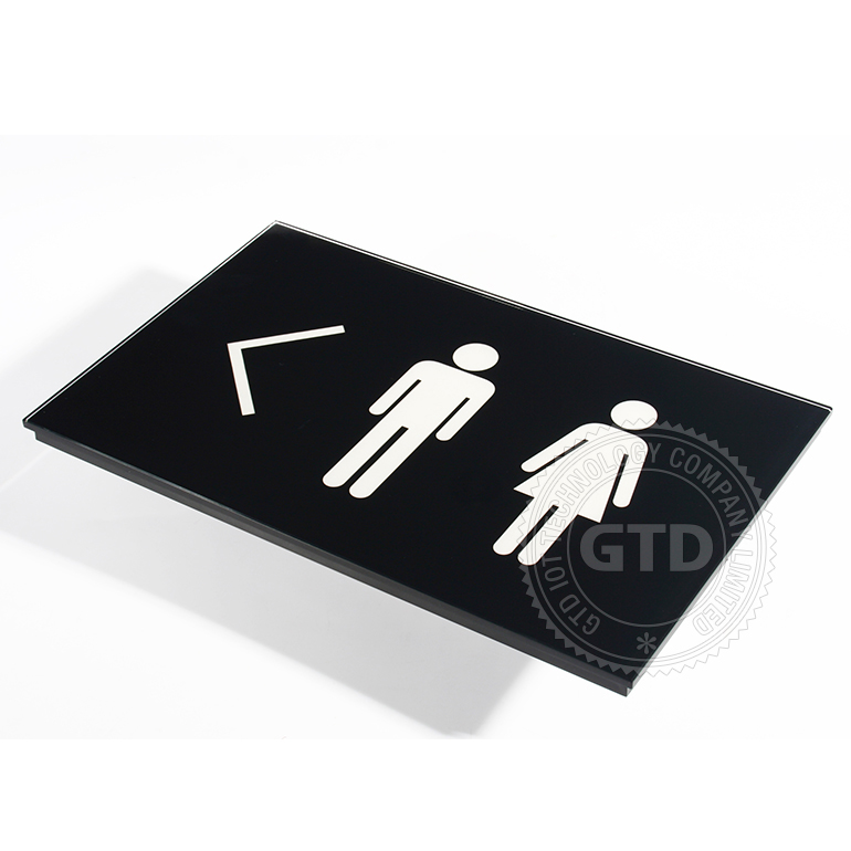 Фабричная продукция GTD Новейший эксклюзивный дизайн 86 стиль закаленное стекло большая площадь светодиодный номер табличка