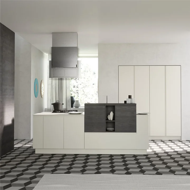 Изготовленные на заказ модульные меламиновые кухонные шкафы для семейной мебели прямо из Китая