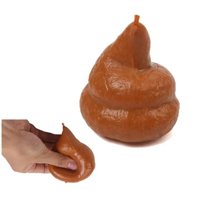 Poop Shape Squeeze Venting Splat Ball Wholesale Squishy Toys for Vending Machine