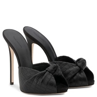Sandales à Talons Hauts Compensés pour Femmes, Taille Plus, Nœuds, Escarpins d'Été Sexy, Noir, Rose, Or, Bleu, Bout Ouvert, Robe de Soirée 2018