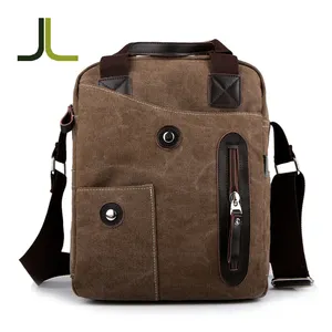 Chinese Factory wholesale messenger bag travelling Men Classic Canvas handbag