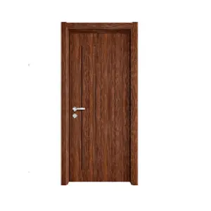 Precios competitivos, puerta de wpc, perfil de plástico de madera, marco de puerta sólido de wpc