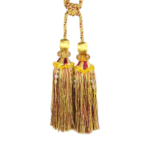 Chất lượng tốt nhất và giá thấp rèm phụ tassel tie sao fringe từ trung quốc - Product Image 4